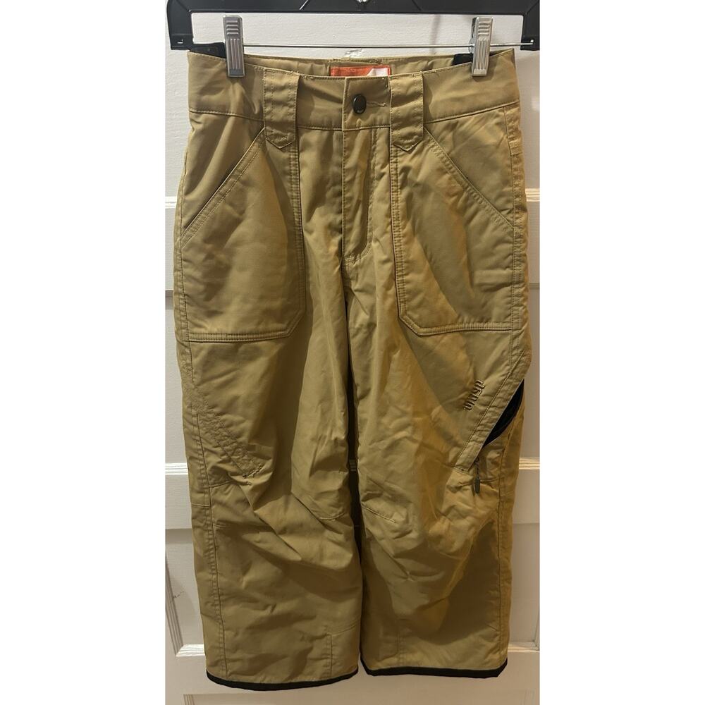 Orage Ski Tan Insulated Pants Size Small Striped Prime OT Technical